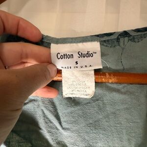 Cotton Studio Blue Top